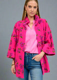 Puff Floral Sherpa Jacket