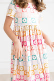 Short Sleeve Pocket Twirl Dress