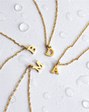 Dainty Love Initial Necklace
