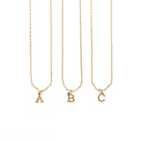 Dainty Love Initial Necklace