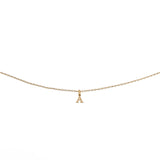 Dainty Love Initial Necklace