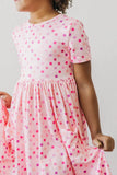 Short Sleeve Pocket Twirl Dress