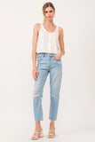 Jodi DAYTONA Super Hi-Rise Cropped Straight Jeans