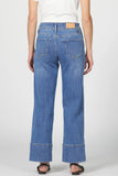 Holly BLOOM TONE HR Wide Hem Straight Jeans