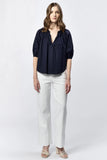 Costa 3/4 Sleeve Relaxed Fit Blouse