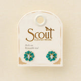 Sparkle & Shine Small Enamel Flower Earrings