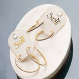 Sparkle & Shine Large Rhinestone Hoop Earrings