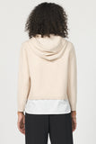 Shayna Contrast Hem Hoodie