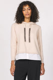 Shayna Contrast Hem Hoodie
