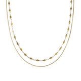 Box Chain Layered Necklace