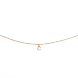 Dainty Love Initial Necklace