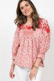 Floral Embroidered Top