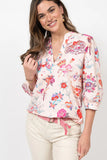 True Love Patterned Top