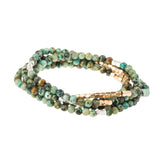 Stone Wrap Bracelet/Necklace