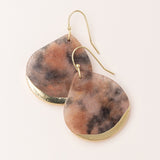 Stone Dipped Teardrop Earring