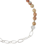 Mini Stone w/Chain Stacking Bracelet