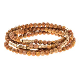 Stone Wrap Bracelet/Necklace