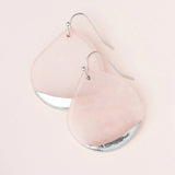 Stone Dipped Teardrop Earring