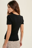 Alexis Soft Ribbed Knit Top