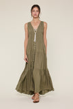 Briar Button Up Maxi Dress