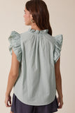 Allegra Ruffle Sleeve Blouse
