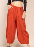 Barrel Linen Pants