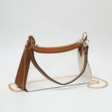 Marilyn Clear Satchel w/ Chain Strap