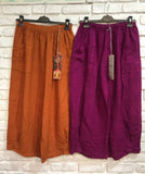 Barrel Linen Pants