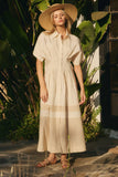 Georgia Striped Contrast Dress