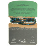 Azurite & Silver Stone Wrap