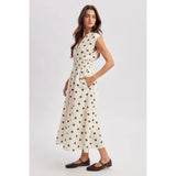 Valerie Polka Dot Midi Dress