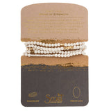 White Lava & Mixed Metal Stone Wrap
