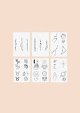 Zodiac: Earth Signs Temporary Tattoos