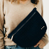 Westlyn Suede Woven Bum Bag