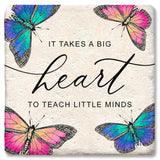Big Heart Teacher Coaster