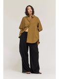 Gemma Oversized Button-Down Shirt
