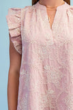 Daphne Embroidered Floral Mini Dress