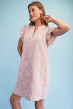 Daphne Embroidered Floral Mini Dress