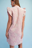 Daphne Embroidered Floral Mini Dress