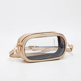 Double Zipper Oval Stadium Bag