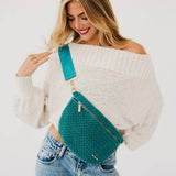 Westlyn Suede Woven Bum Bag