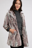 Faux Mountain Fox Coat