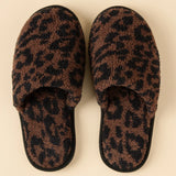 Marshmallow Leopard Slippers