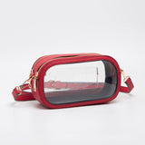 Double Zipper Oval Stadium Bag