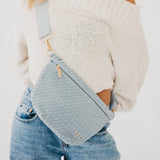 Westlyn Suede Woven Bum Bag