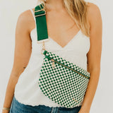 Westlyn Woven Checkered Bum Bag