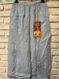 Wide Leg Linen Trousers