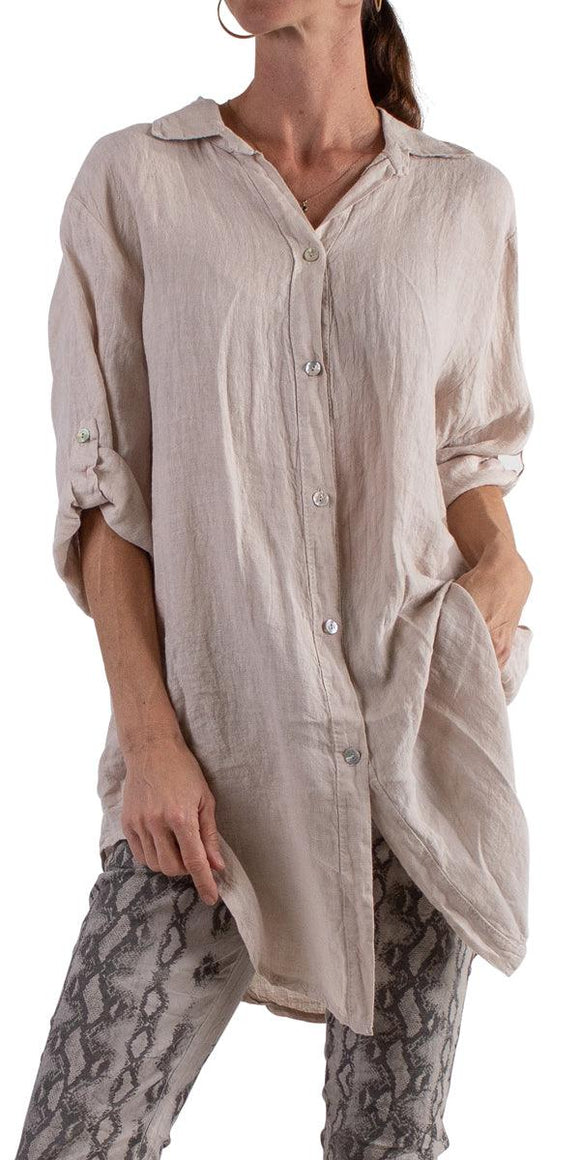 Trapani Button Down Tunic