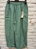 Wide Leg Linen Trousers