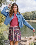 Sidney Cropped Denim Jacket